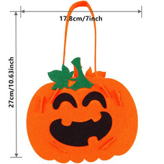 2pcs Halloween Candy Bags Devil Owl And Pumpkin DIY Trick Or Treat Bag
