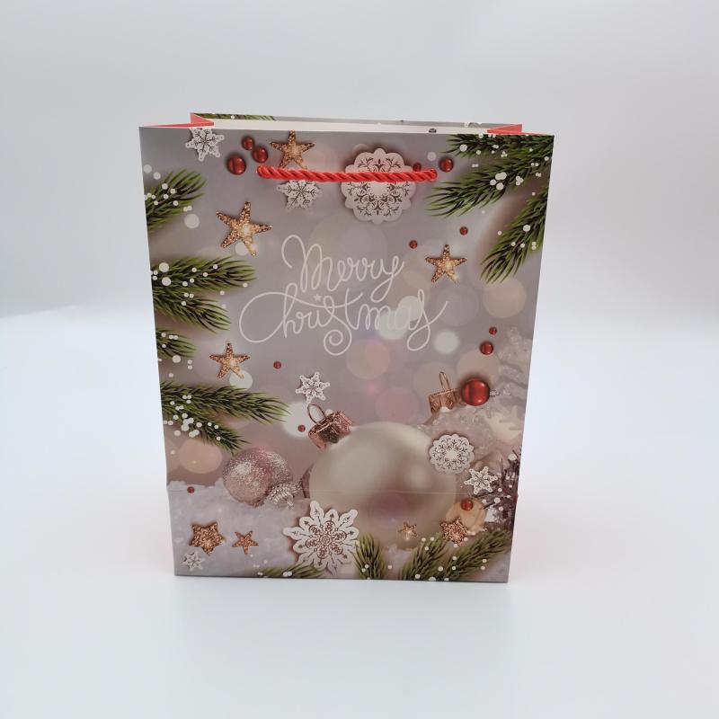 Portable Card Paper Bag 18x10 Sanding Powder Inside