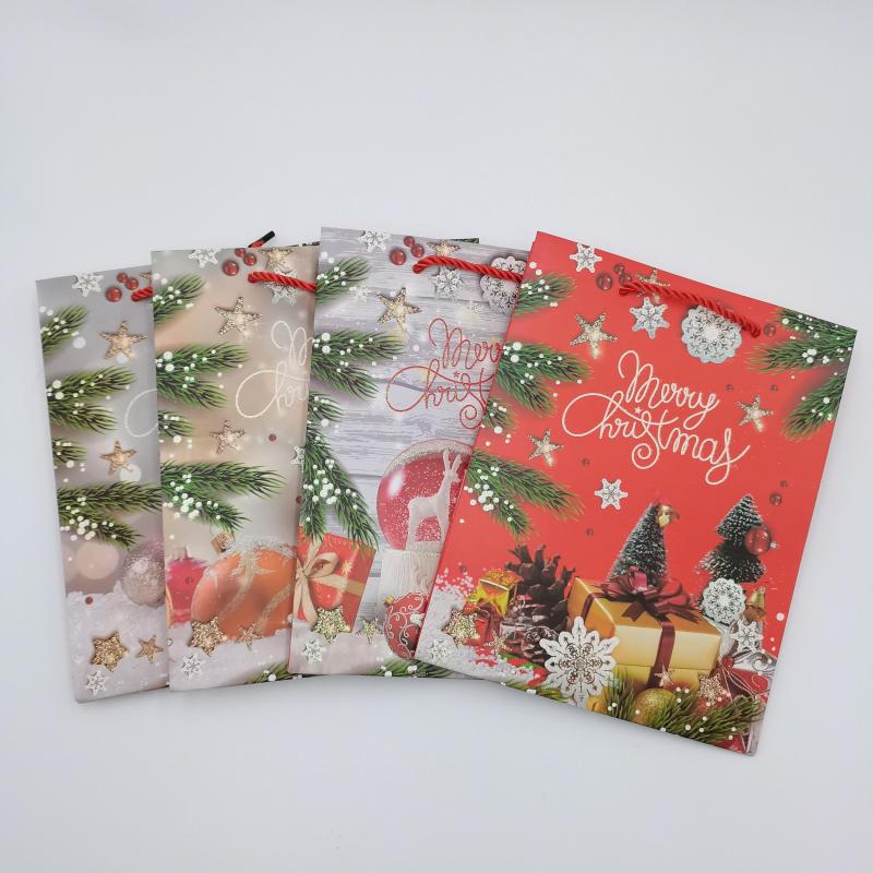 Portable Card Paper Bag 18x10 Sanding Powder Inside