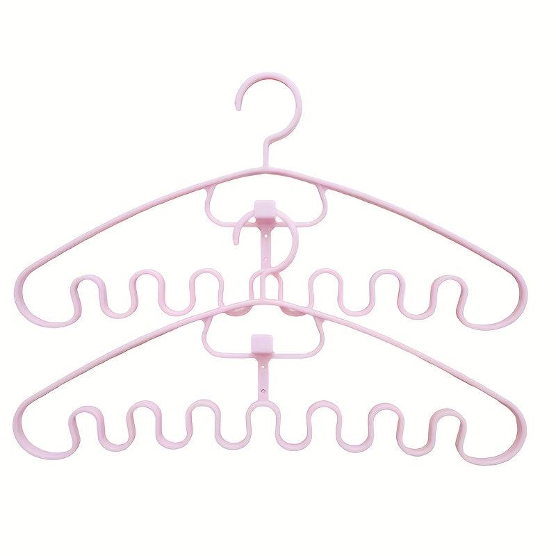 Wave Shape Hangers Storage Racks for Clothing Stores