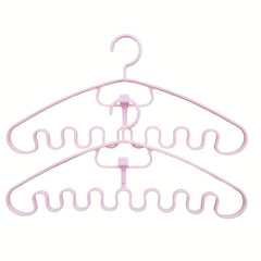 Wave Shape Hangers Storage Racks for Clothing Stores