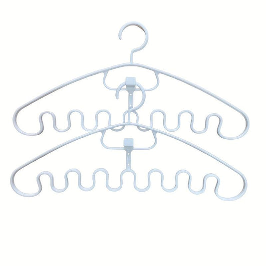 Wave Shape Hangers Storage Racks for Clothing Stores
