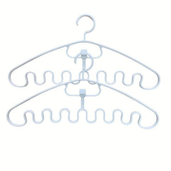 Wave Shape Hangers Storage Racks for Clothing Stores