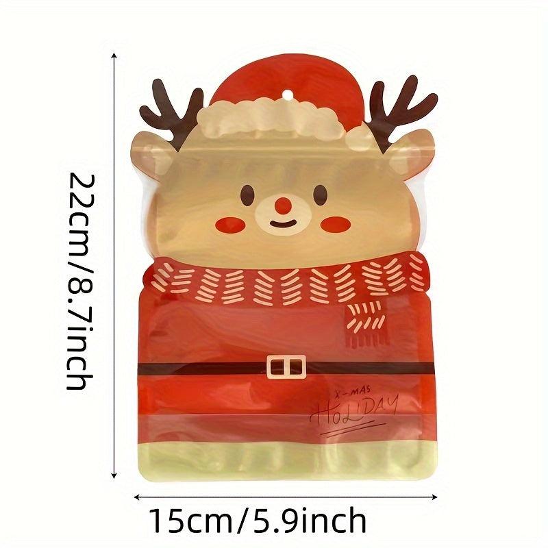5pcs Christmas Gift Bags for Birthdays and Parties