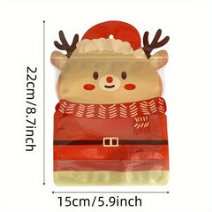 5pcs Christmas Gift Bags for Birthdays and Parties