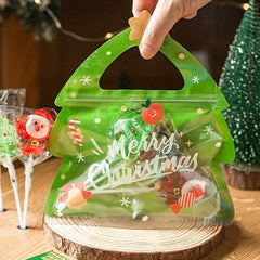 5pcs Christmas Gift Bags for Birthdays and Parties