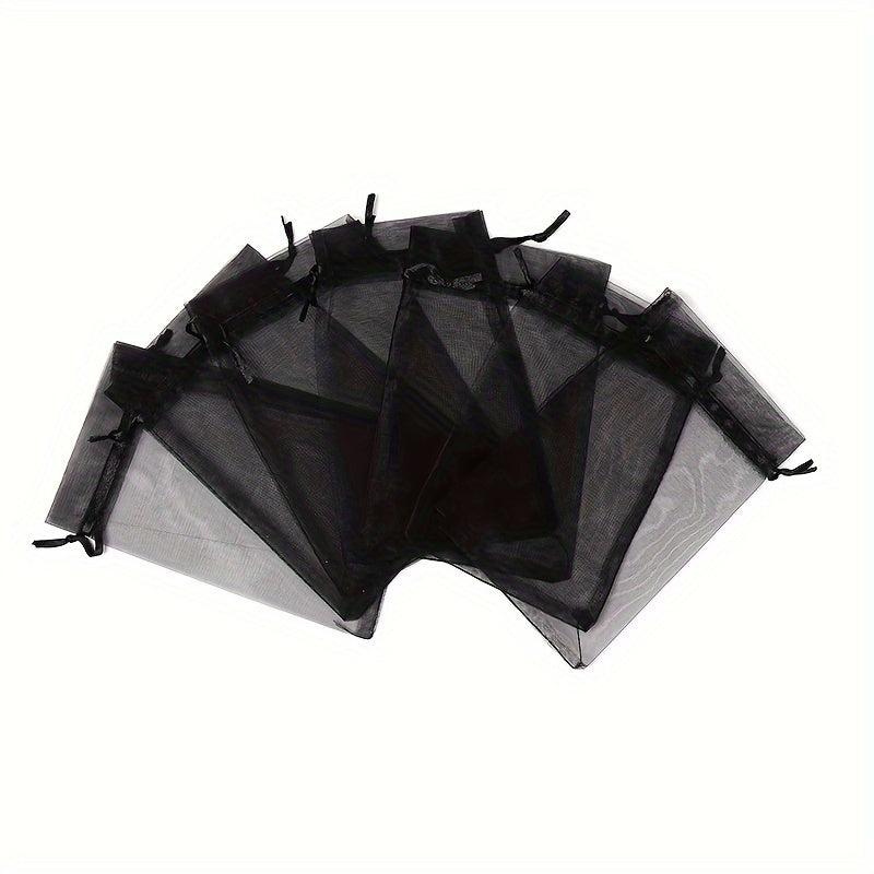 100pcs Assorted Mesh Drawstring Gift Bags Candy Gift Random 12 7x17 78 Cm