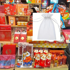 100pcs Assorted Mesh Drawstring Gift Bags Candy Gift Random 12 7x17 78 Cm