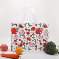 8pcs Oversize Reusable Shopping Bags Bulk Foldable with Reinforced Handles