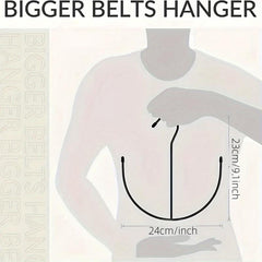 Large Capacity Belt Storage Hook Tie Scarf Shoe Clip Hook