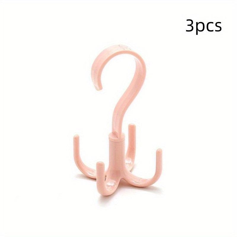 360 Spinner Hanger Storage Organizer Rod Rack Belt Hook Bag Wind Spiral Hangers