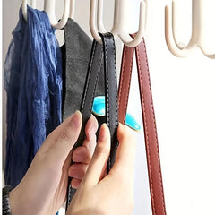 360 Spinner Hanger Storage Organizer Rod Rack Belt Hook Bag Wind Spiral Hangers