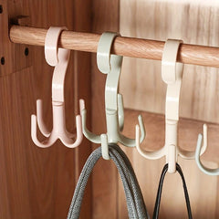 360 Spinner Hanger Storage Organizer Rod Rack Belt Hook Bag Wind Spiral Hangers