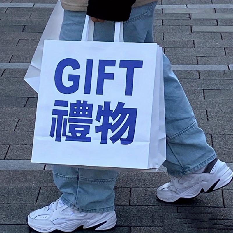 Chinese Large Gift Bag - Cowhide Tote Bag