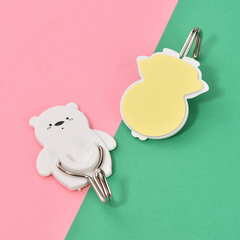 6 Pcs Chicken Bear Sticky Hook for Kitchen Bathroom