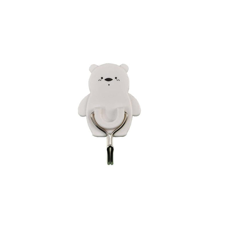 6 Pcs Chicken Bear Sticky Hook for Kitchen Bathroom