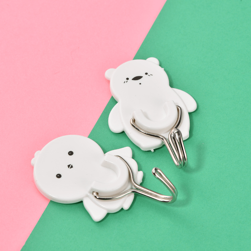 6 Pcs Chicken Bear Sticky Hook for Kitchen Bathroom