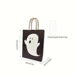 10pcs Halloween Ghost Cartoon Gift Bags Candy Tote Bags