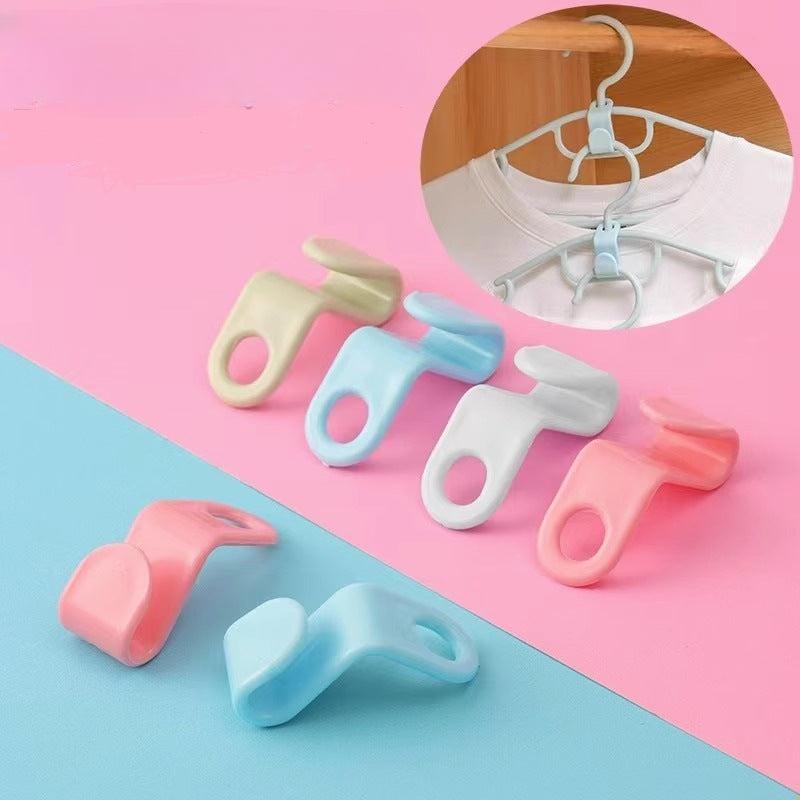 Hanger Connection Hook for Wardrobe Organization and Storage