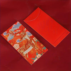 6pcs Lucky Money Red Envelopes Happy Chinese New Year Decorative Red Enve