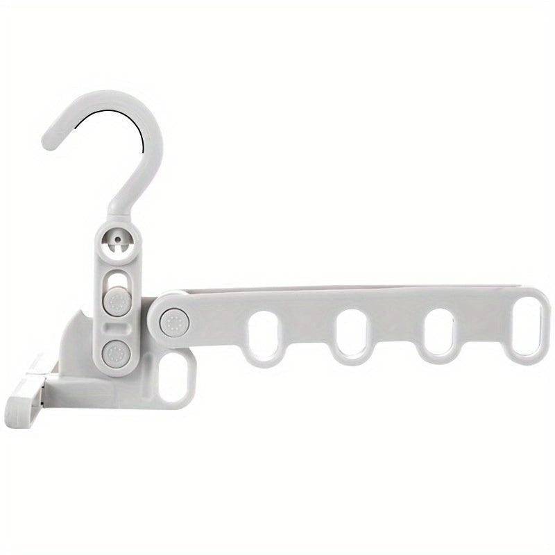 Portable Folding Travel Clothes Hanger - 5 Hole Business Trip Must-Have