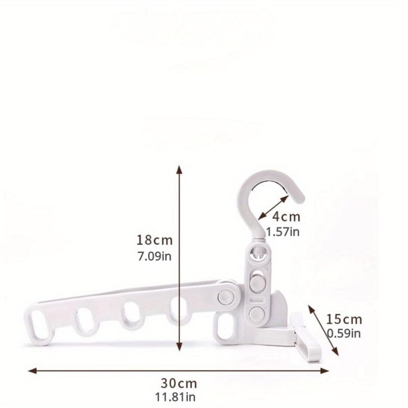 Portable Folding Travel Clothes Hanger - 5 Hole Business Trip Must-Have