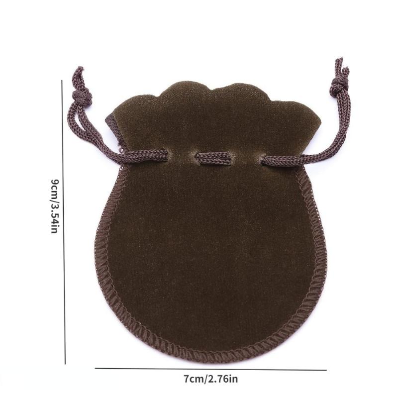 6pcs Jewelry Gift Drawstring Calabash Pouch Random Mixing
