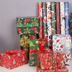 Christmas Wrapping Paper for Shops & Hotels - 1pc or 5pcs