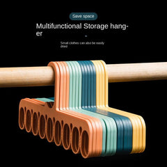 4pcs Plastic Hanger Set Space Saving Wardrobe Racks
