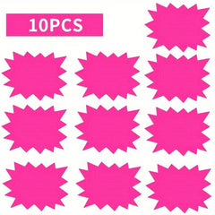 10pcs Pricing Signs Supermarket Display Signs