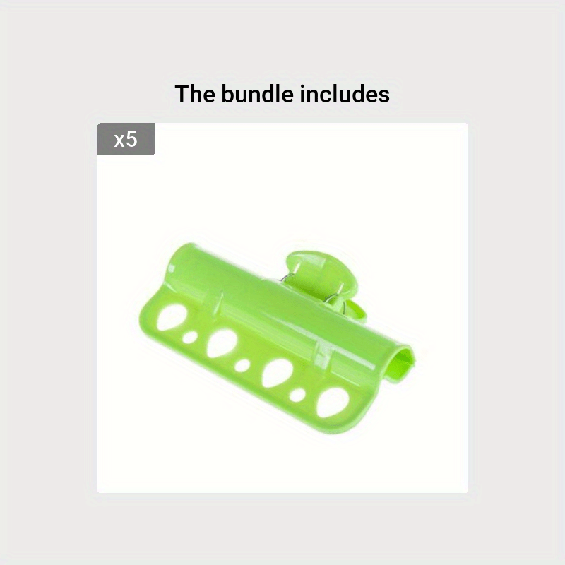 1pc Plastic Clothes Hanger Windproof Hanger Fixed Clamp Clothes Rod Large Clip