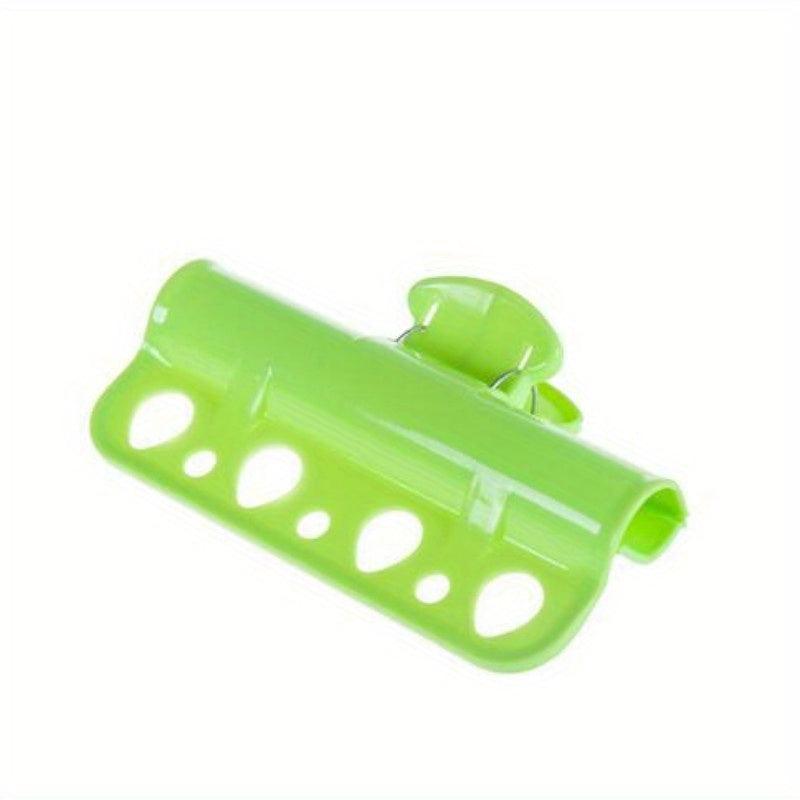 1pc Plastic Clothes Hanger Windproof Hanger Fixed Clamp Clothes Rod Large Clip
