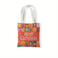 Christmas Print Single Shoulder Shopping Bag Advertising Promotion Bag