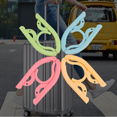 2pcs Folding Clothes Rack Multifunctional Clothes Rack Solid Non slip