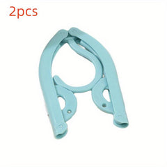 2pcs Folding Clothes Rack Multifunctional Clothes Rack Solid Non slip