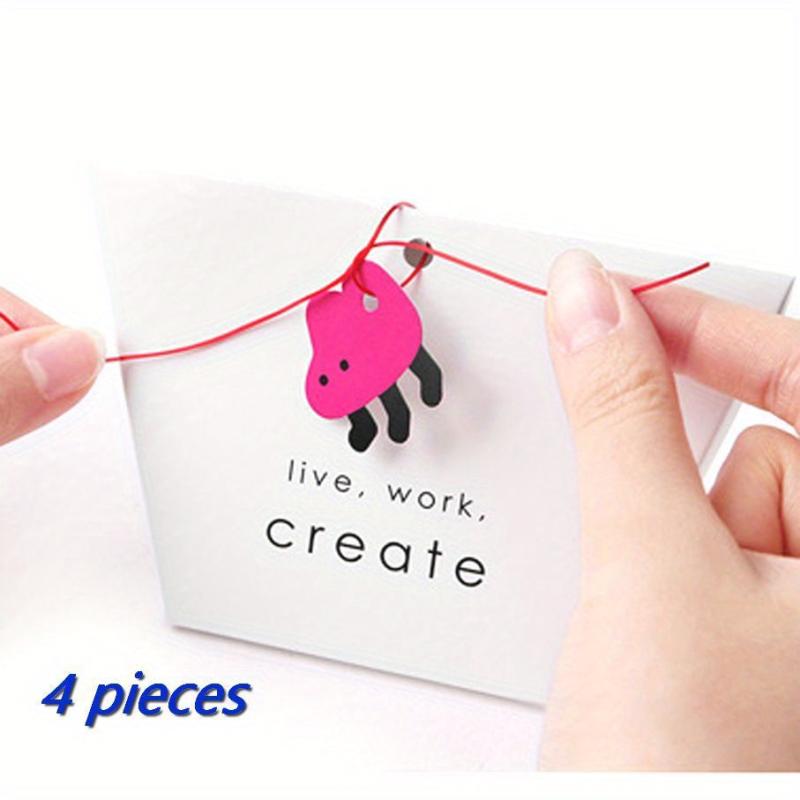 4pcs Bakery Cookies Gift Bag Snack Egg Tart Packaging Handbag Box