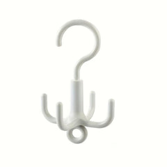 Multifunctional Rotating Clothes Hook Punch 4 Claw Rotation Coat Hanger