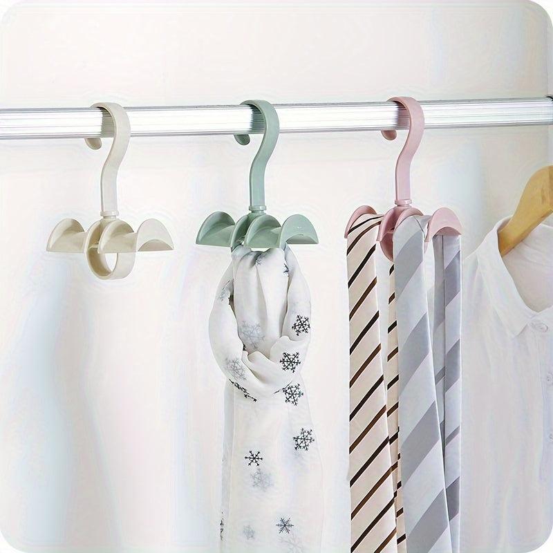 Rotatable Closet Bag Rack Clothes Hook Organizer