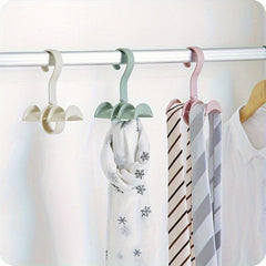 Rotatable Closet Bag Rack Clothes Hook Organizer
