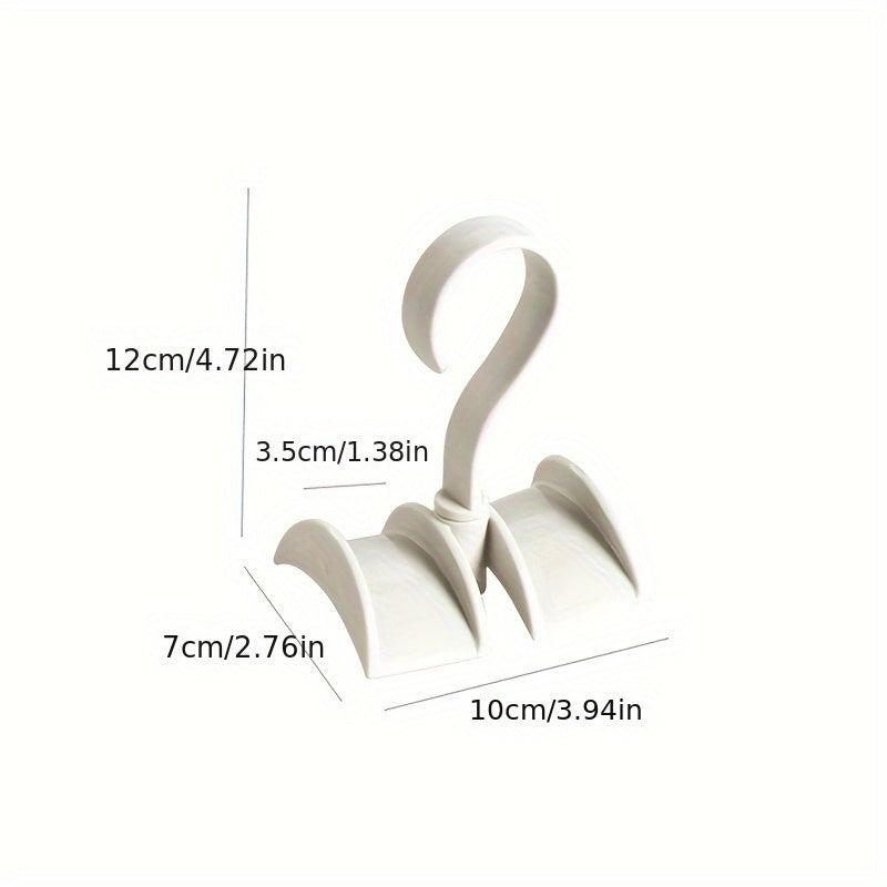 Rotatable Closet Bag Rack Clothes Hook Organizer