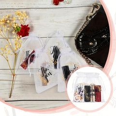 200pcs Sheer Organza Small Transparent Favor Bags Wedding Favor Bags