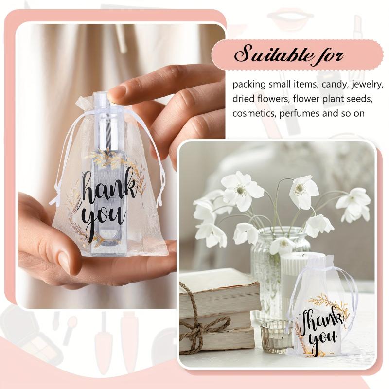 200pcs Sheer Organza Small Transparent Favor Bags Wedding Favor Bags