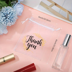 200pcs Sheer Organza Small Transparent Favor Bags Wedding Favor Bags