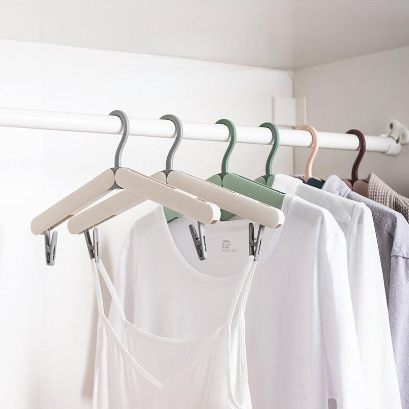 Travel Folding Clothes Hanger Multifunctional Portable Storage