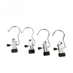1pc Single Hook Clothes Clip Metal Clip No Trace Hat Clip Pants Clip