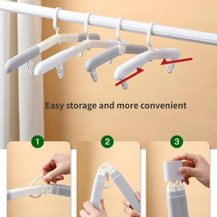 Folding Clothes Rack Travel Underwear Socks Drying Clip