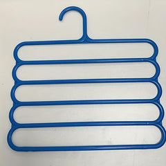 5 Layer Non-slip Clothes Hangers Pant Storage Rack Scarf Tie Holder