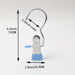 Stainless Steel Non Slip Hanger Clip for Clothing Stores