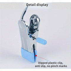Stainless Steel Non Slip Hanger Clip for Clothing Stores
