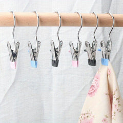Stainless Steel Non Slip Hanger Clip for Clothing Stores